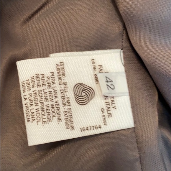Blazer gray 42 medium wool Italy Benetton jacket - Picture 6 of 6